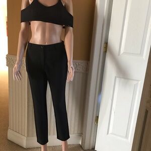 Fashion Nova black ankle pants -S
